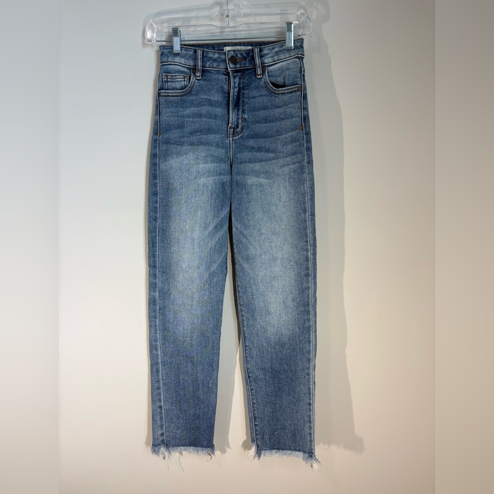 Stylish Light Blue Women's Straight Leg Jeans